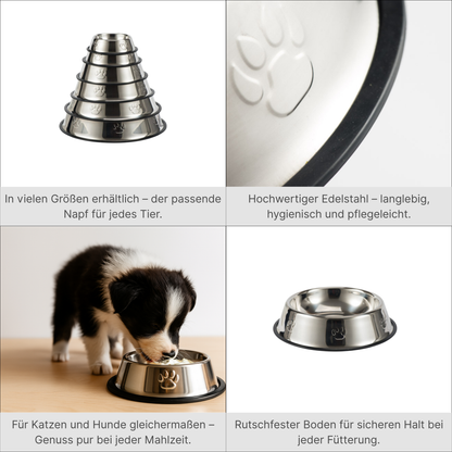Edelstahlnapf